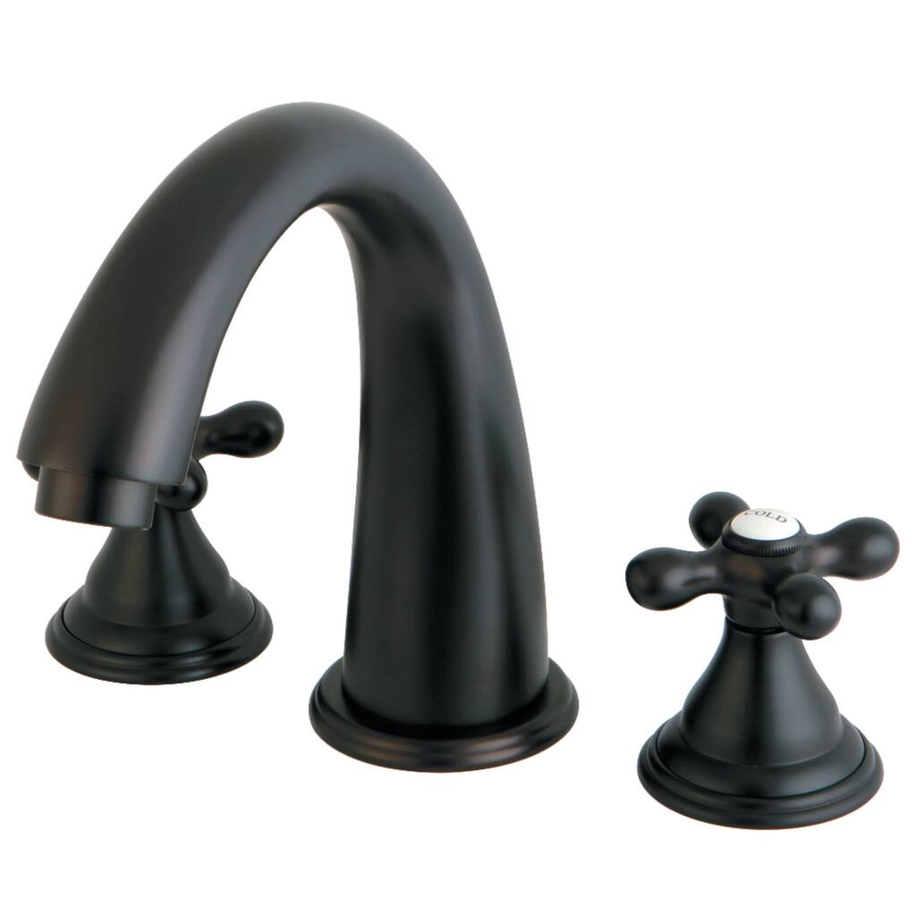 Kingston Brass Vintage Deck Mounted Roman Tub Filler with Cross