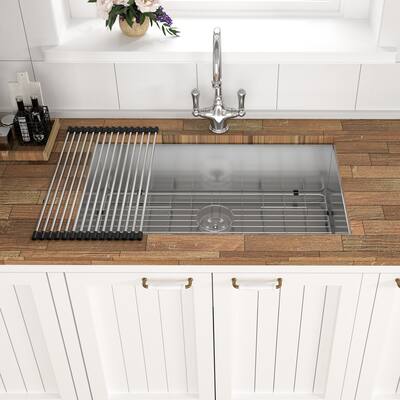 Undermount Kitchen Sink 16 Gauge 9 Inch Deep Single Bowl Kitchen Sink Basin