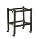 preview thumbnail 16 of 27, Dolores Wood Finish Folding Bar Cart with Two Detachable Trays by iNSPIRE Q Modern