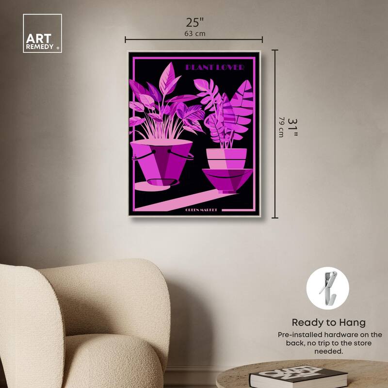 Plant Lover Canvas by Art Remedy