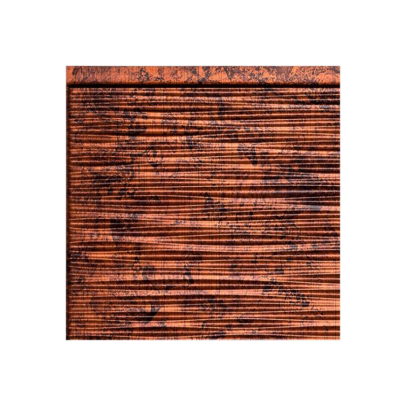 FASÄDE Ripple Decorative Vinyl Backsplash Panel - 6x6 Inch Sample - Moonstone Copper