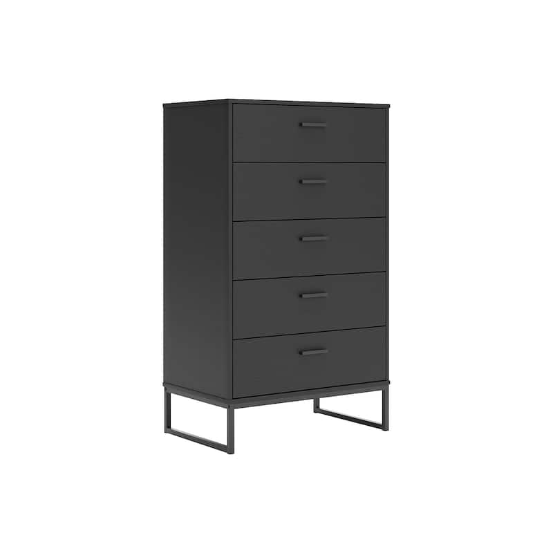 Signature Design by Ashley Socalle Black Chest of Drawers