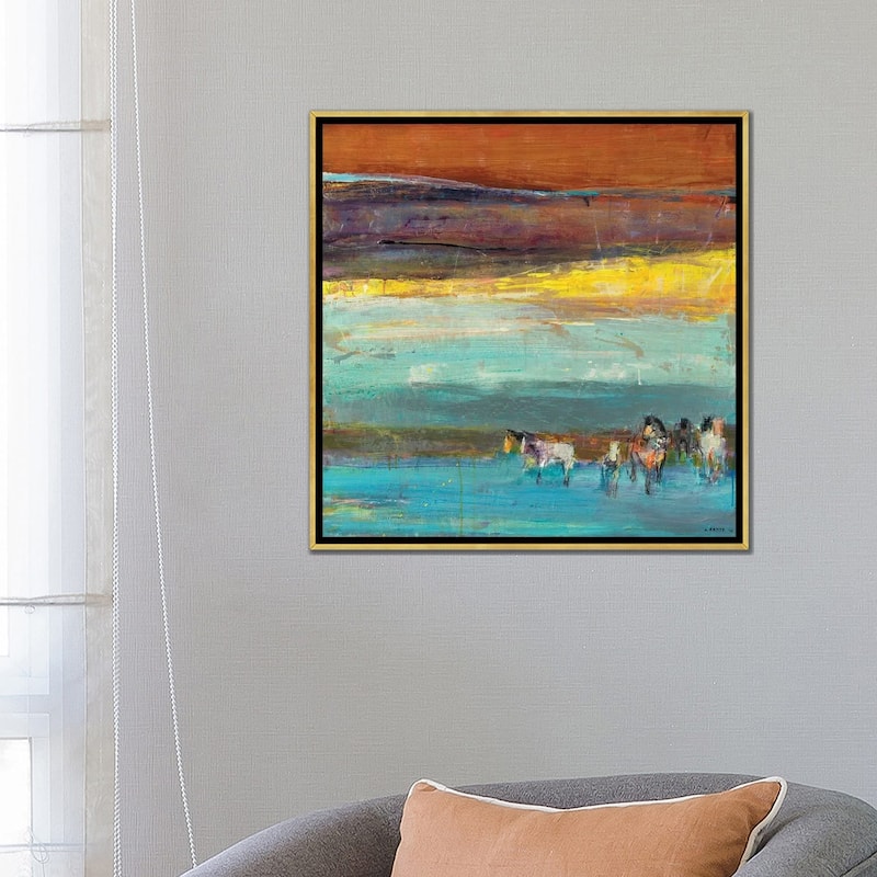 iCanvas "Claire de Lune" by Dominique Samyn Framed Canvas Print