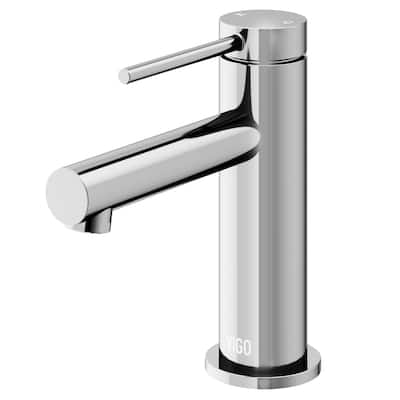 Vigo VG01055 Jewel 1.2 GPM 6" H Single Handle Single Hole Bathroom