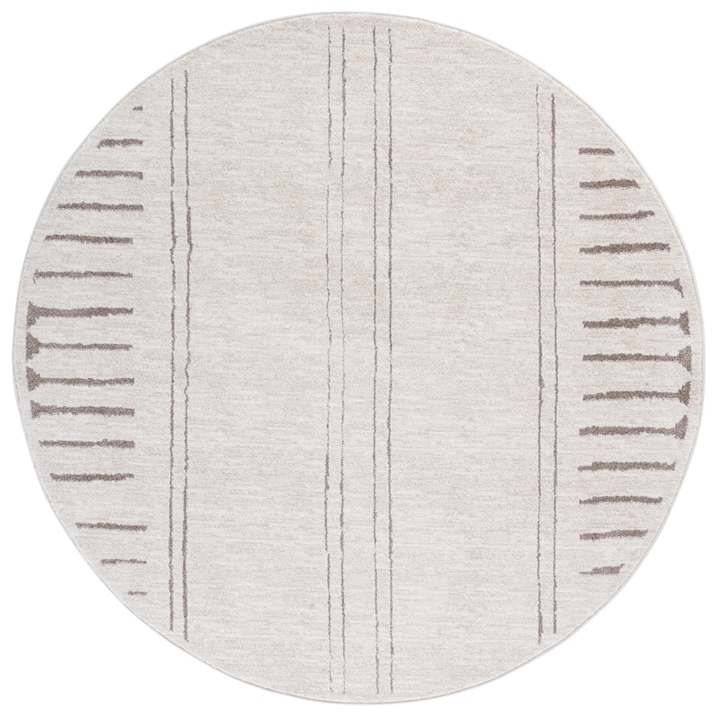 SAFAVIEH Northport Sisanna Rug - Ivory/Beige - 6'7" Round