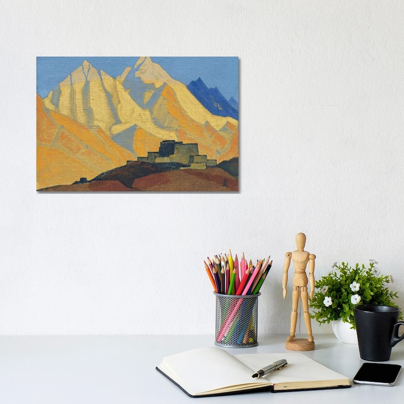 iCanvas "Sacred Himalayas, 1933" by Nicholas Roerich Canvas Print - 8x12x0.75