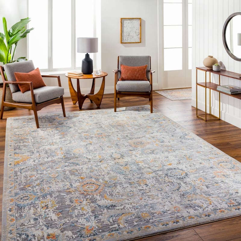 Livabliss Hassler Transitional Floral Area Rug