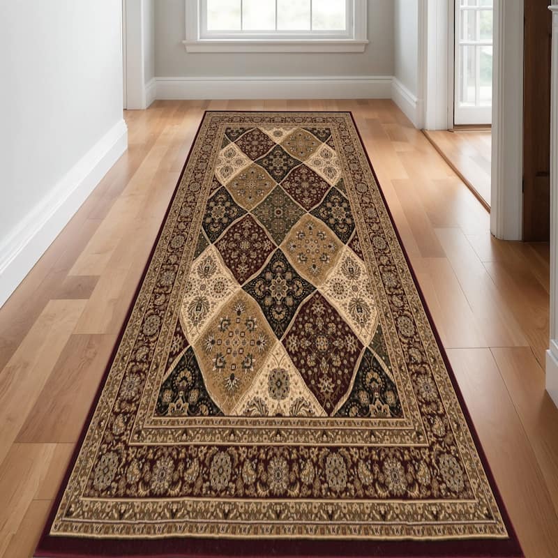 HomeRoots Piko Moroccan Traditional Runner Area Rug - 19' Runner