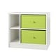 preview thumbnail 15 of 16, Ameriwood Home Mya Park Nightstand with 2 Fabric Bins