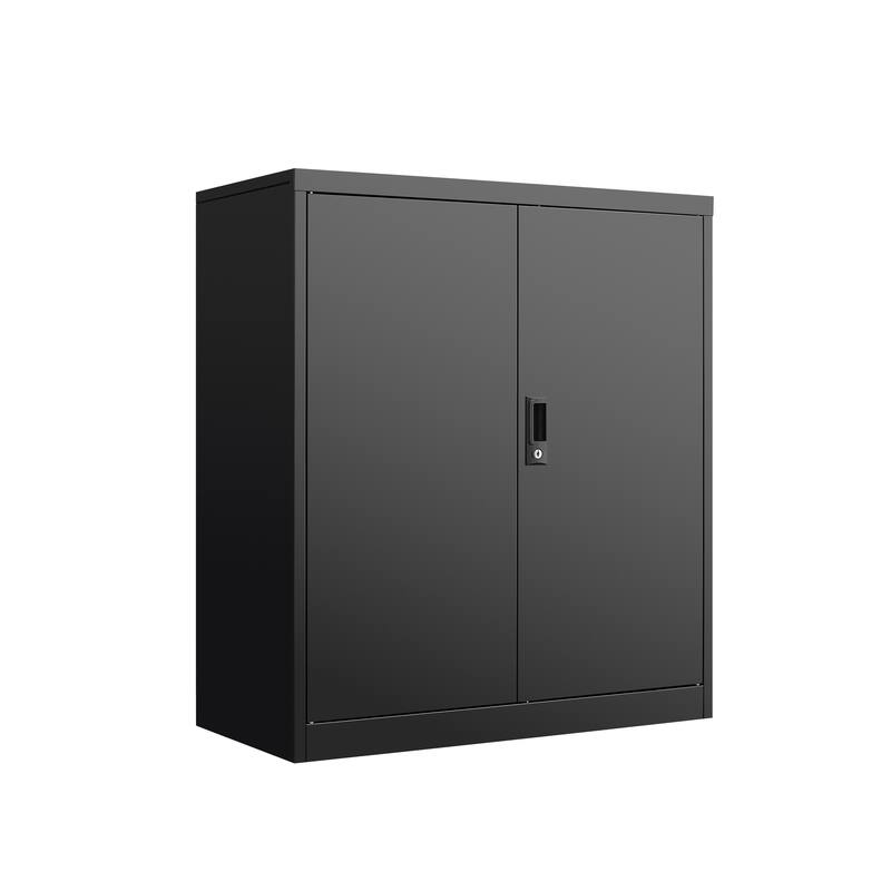 Modern File Cabinet, File Organizer Storage Cabinet with Door Locks and 2 Adjustable Shelves for Home, Office, School and Garage