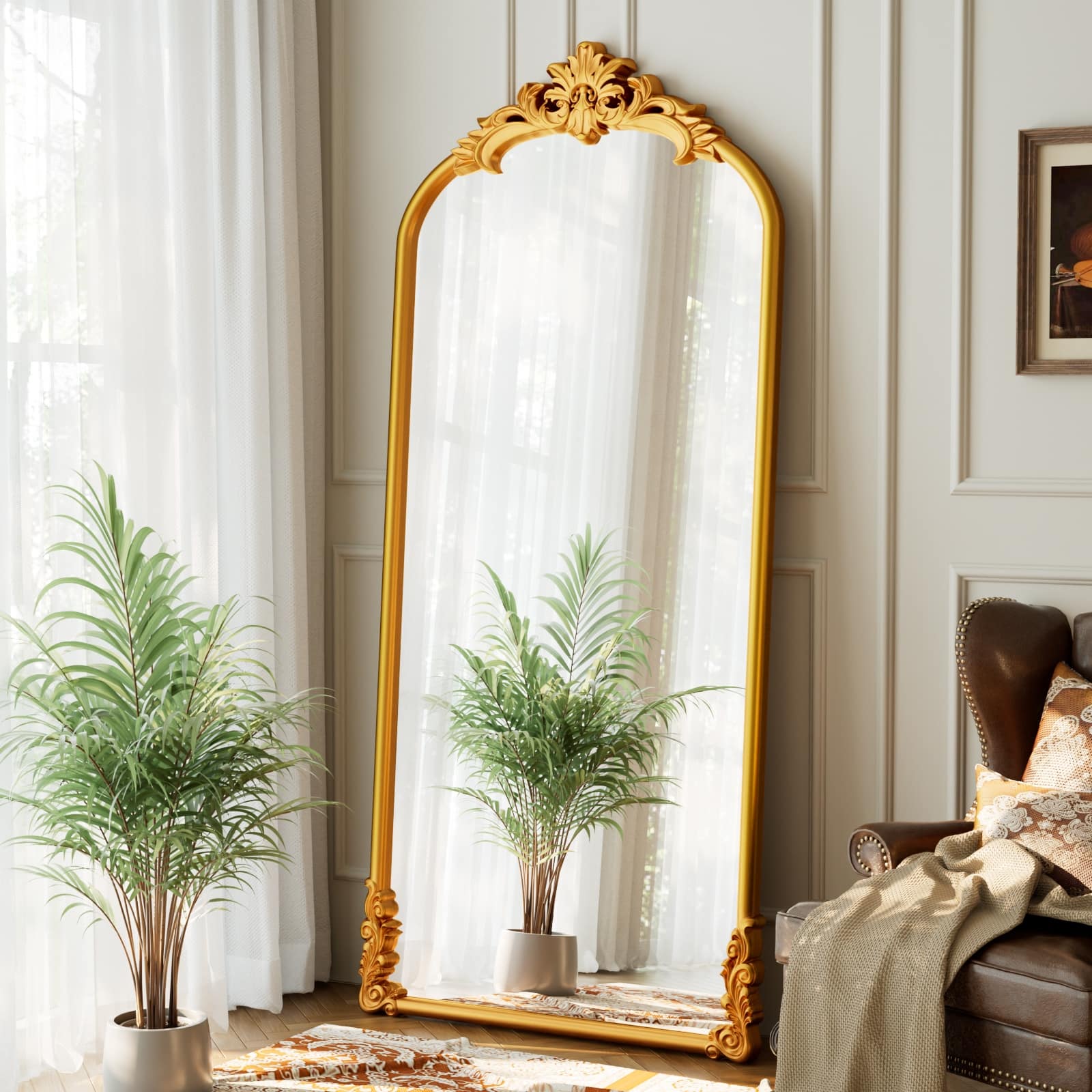 Option Floral-Bright Gold