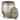 Creative Scents Dublin Brushed Silver Bathroom Trash Can with Lid