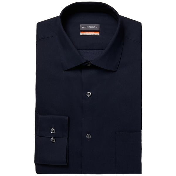 green emerald velvet dress Van Heusen Men's Leaf Short Sleeve Shirt in Blue, Large