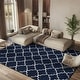 preview thumbnail 1 of 18, SAFAVIEH Hudson Shag Vitchka Glam Trellis 2-inch Area Rug - Grey/Ivory - 4' x 6'