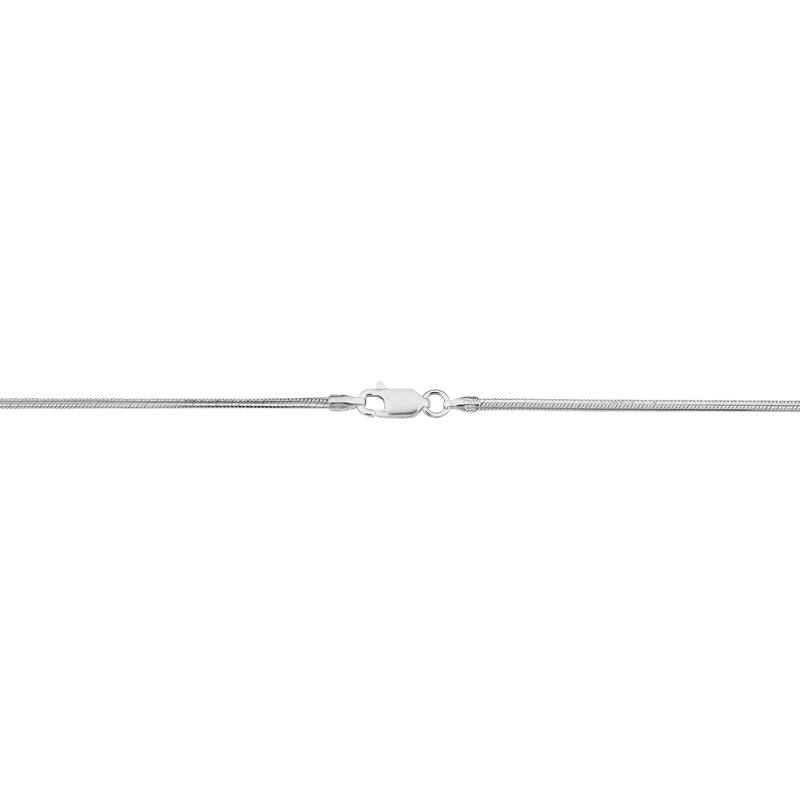 Sterling Silver 1.3 millimeter Square Snake Chain Necklace for Women - Made in Italy