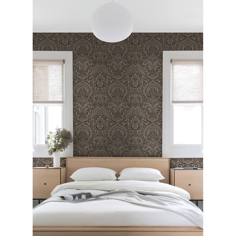 A-Street Prints Delesse Gold Marbled Wallpaper