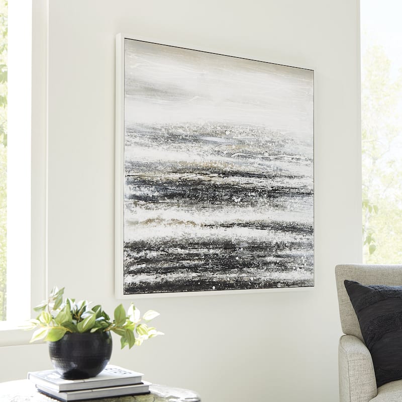 Signature Design by Ashley Yeschester White/Gray/Navy Wall Art