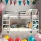 preview thumbnail 12 of 18, Modren Full Over Full Bunk Bed With Ladder And Solid Construction For Bedroom