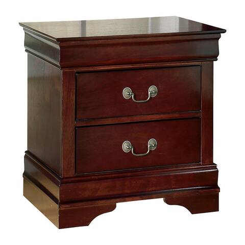 Ashley Furniture B376-92 Alisdair Two Drawer Night Stand w/ Deep Brown Finish