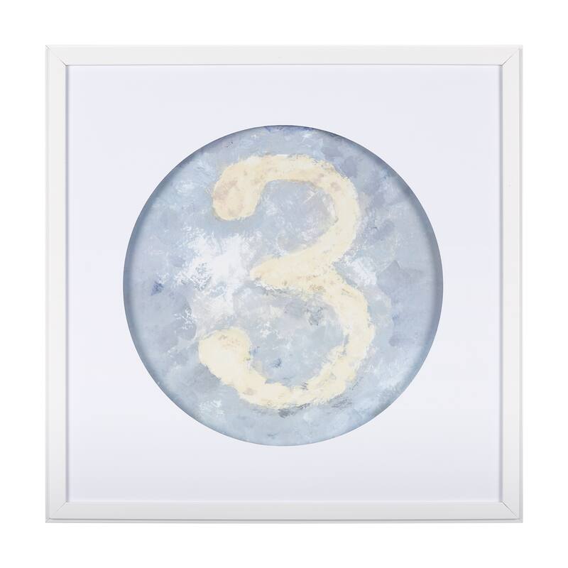 Numbers III Framed Art Print