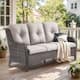 Option Brown Wicker / Beige Cusion