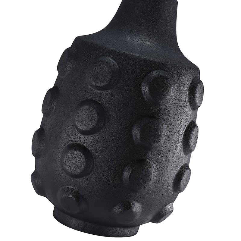 3-Way Ceramic Table Lamp with White Drum Shade - 23.5 in. H