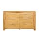 Option 6 Drawers+Natural Wood+Brown