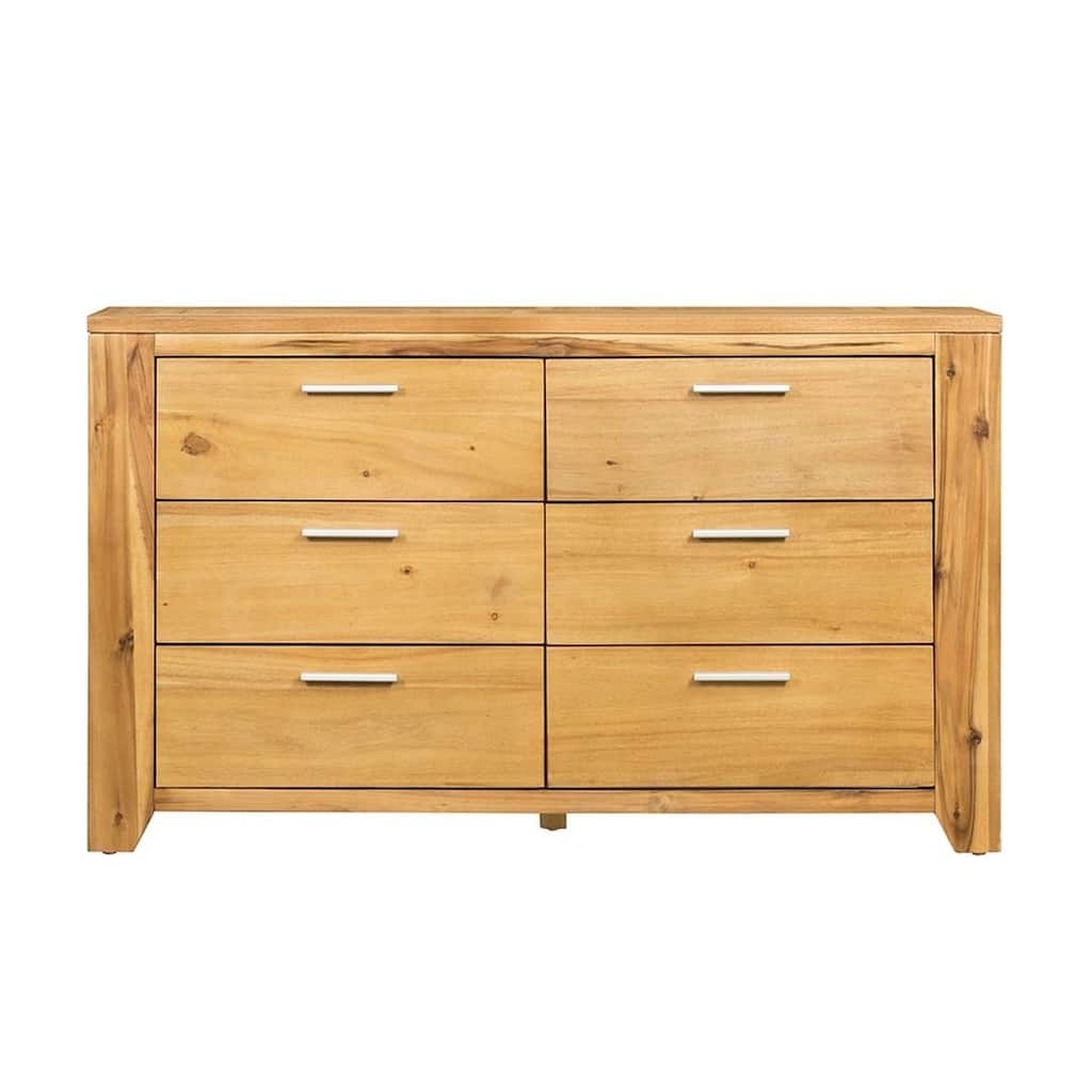 Farmhouse Solid Wood Dresser With Drawer for Bedroom