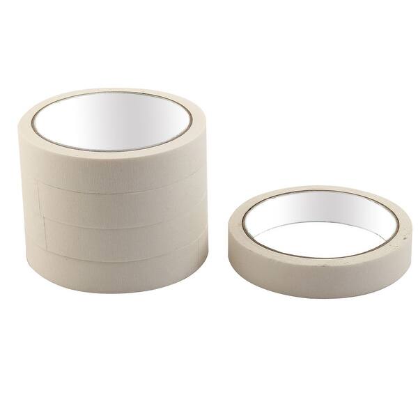Shop Home Paper Painting Masking Adhesive Tape Decoration White 1 8cm X 15m 5 Rolls Free Shipping On Orders Over 45 Overstock 18309404