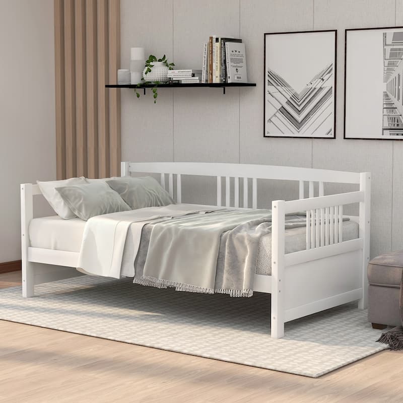 Bedroon Wooden Daybed - White - Twin
