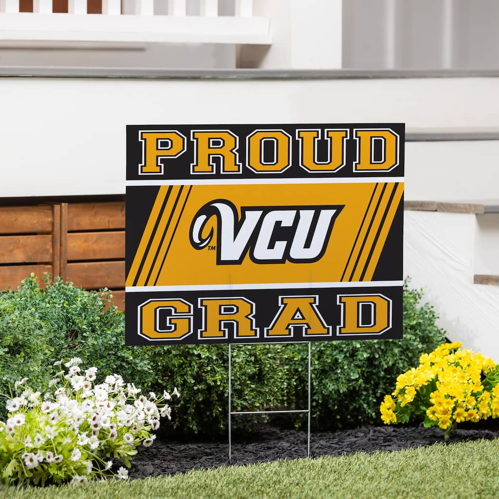Virginia Commonwealth University 24" x 18" Graduation Coroplast Outdoor Yard Sign