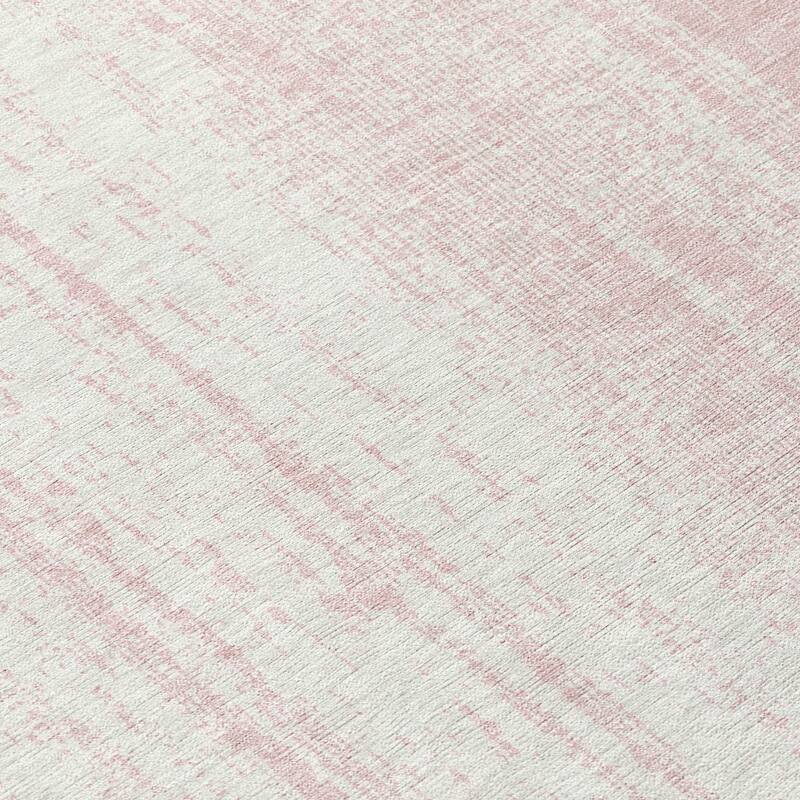 Machine Washable Indoor/ Outdoor Chantille Stripes Ombre Rug