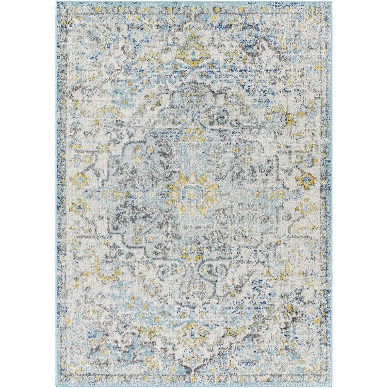 Livabliss Harput Updated Traditional Medallion Area Rug