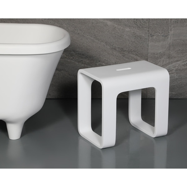 White bath stool clearance