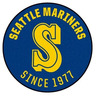 MLB - Seattle Mariners Retro Collection Roundel Rug - 27in. Diameter ...