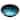 KRAUS Nature 17 in. Blue Round 19 mm thick Glass Vessel Bathroom Sink
