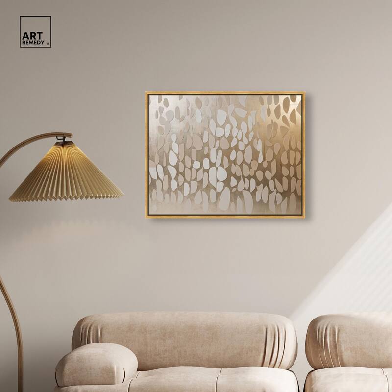 Glimmering Cascade Canvas by Art Remedy