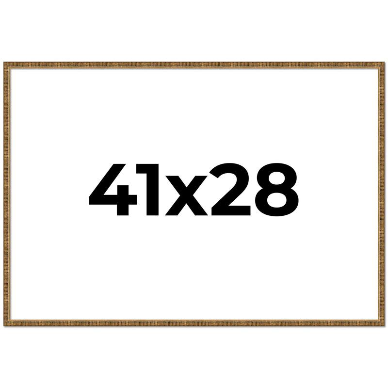 41x28 Frame Gold Picture Frame - Complete Modern Photo Frame Includes