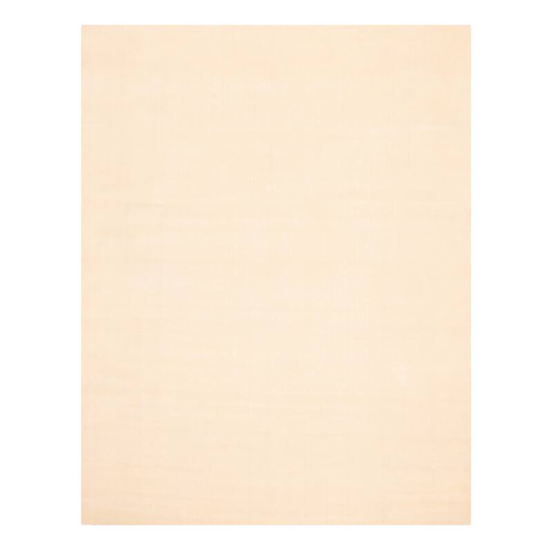 ECARPETGALLERY Hand Loomed Kashkuli Gabbeh Ivory Wool Rug - 7'7 x 9'10