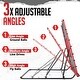preview thumbnail 3 of 5, Zealfeel Baseball Rebounder Net 4x4.5FT with 3 Angles, Pitch Back Trainer with 2 Strike Zones