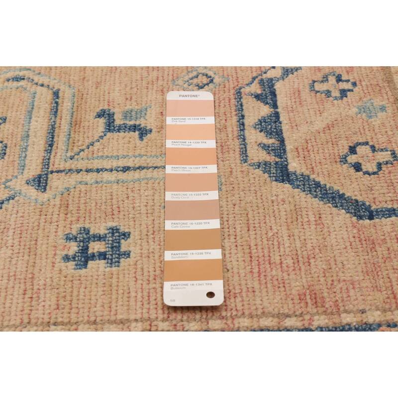 ECARPETGALLERY Hand-knotted Finest Ghazni Copper Wool Rug - 6'7 x 9'10