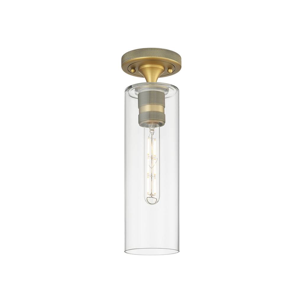 Innovations Lighting 434-1F-15-4 Crown Point Flush Crown Point 4" Wide