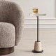 preview thumbnail 2 of 2, Uttermost Arthur Crystal Drink Table - 23'' H X 10'' W X 10'' D