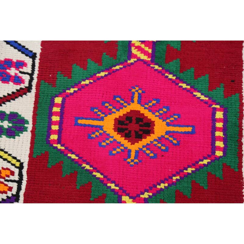 Anatolian Turkish Runner Rug Hand-Knotted Wool Carpet - 2'9"x 12'1"