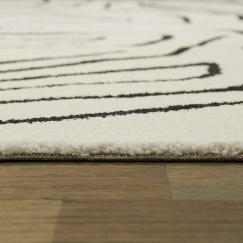 Pollock Modern Abstract Area Rug