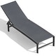 preview thumbnail 21 of 73, Outdoor All-Weather Patio Chaise Lounge Chairs Sun Lounger with Adjustable Backrest