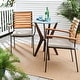 preview thumbnail 1 of 12, Sunbrella Indoor/Outdoor Chair Pad Set, Corded 17 in x 17 in - Cast Silver