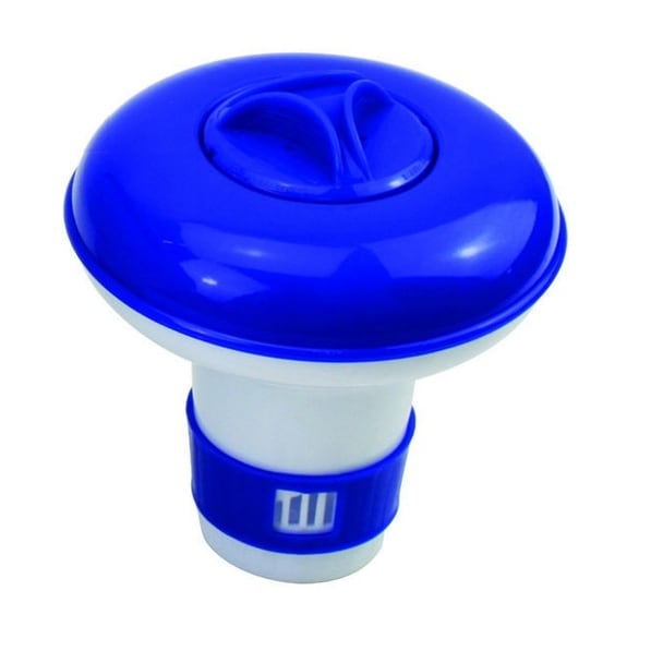 5" Classic Blue and White Floating Swimming Pool Chlorine Dispenser