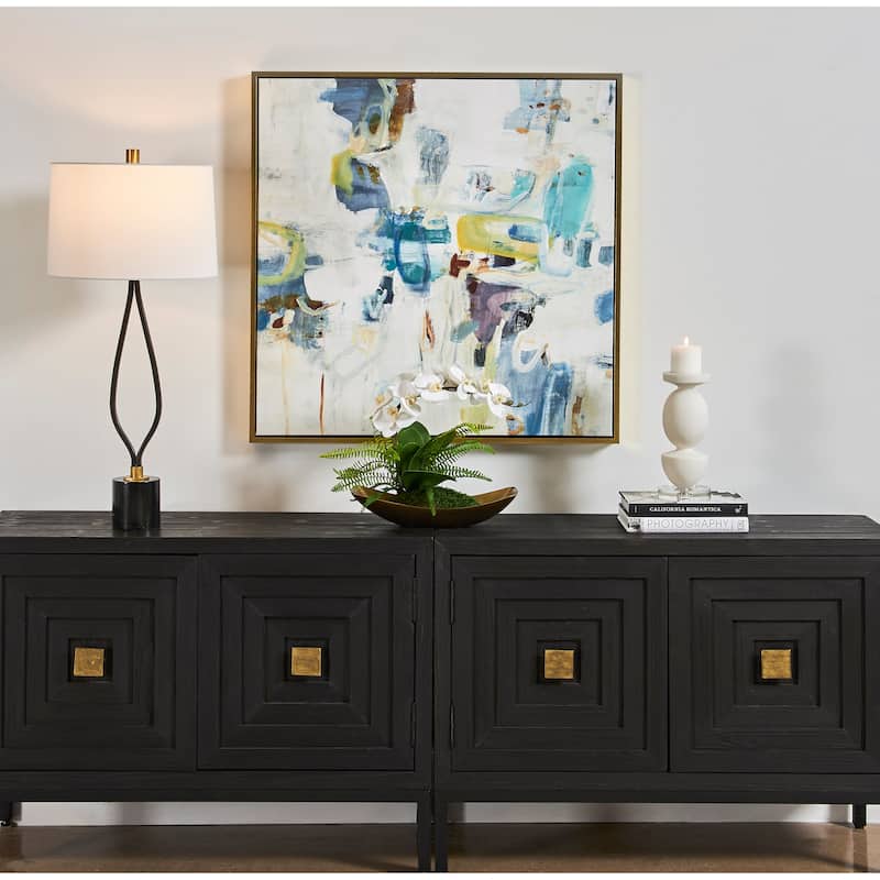 Uttermost Rolling Onward Framed Abstract Art