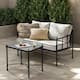 Option Black & Gold Loveseat Only